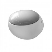 Laufen ALESSI ONE klozetové sedátko, antibakteriální, SLOWCLOSE, warm grey   H8929717970001
